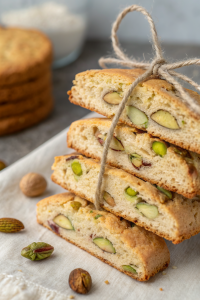 Pistachio Lemon Rosemary Biscotti Recipe