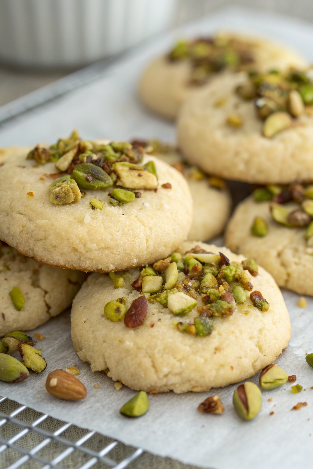 Pistachio White Chocolate Cookies Recipe