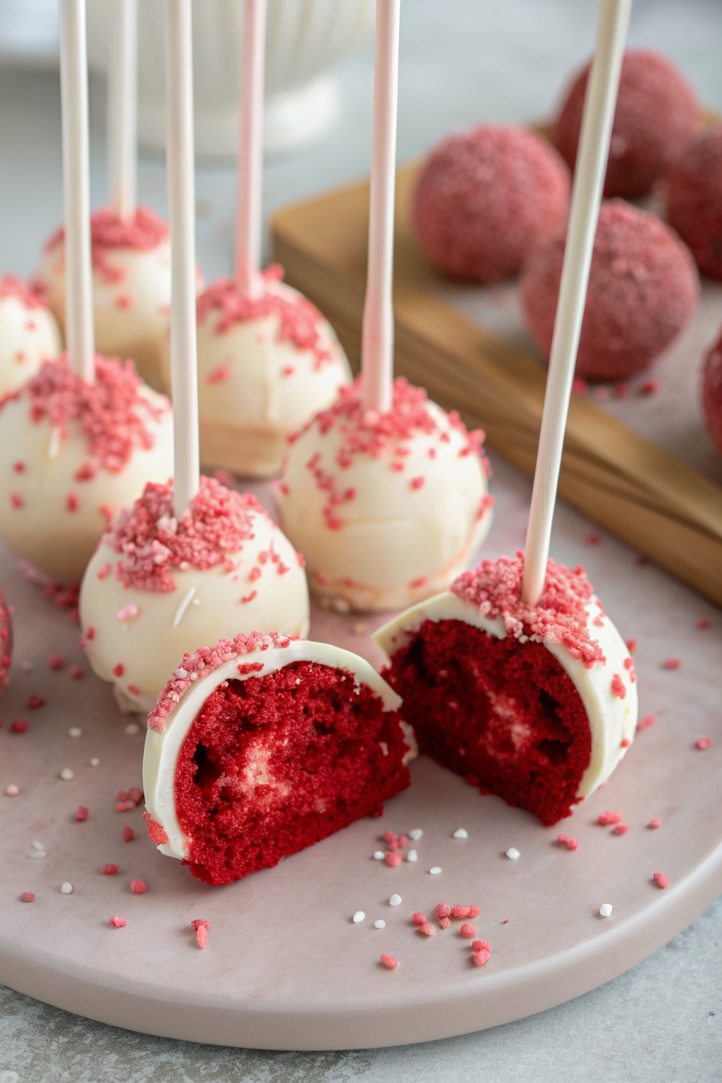 Red Velvet Cake Pops Recipe