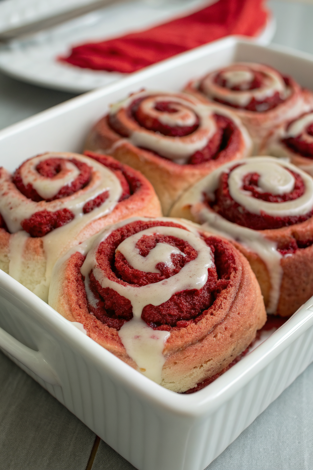 Red Velvet Cinnamon Rolls Recipe