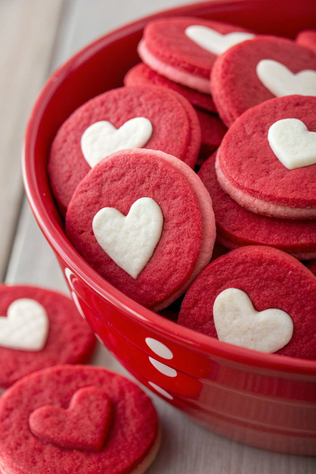 Red Velvet Cookies With White Chocolate