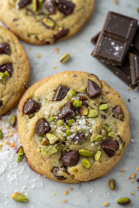Salted Pistachio Chocolate Chunk Cookies Recipe