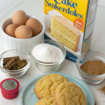 Soft Cake Mix Snickerdoodle Cookies Recipe