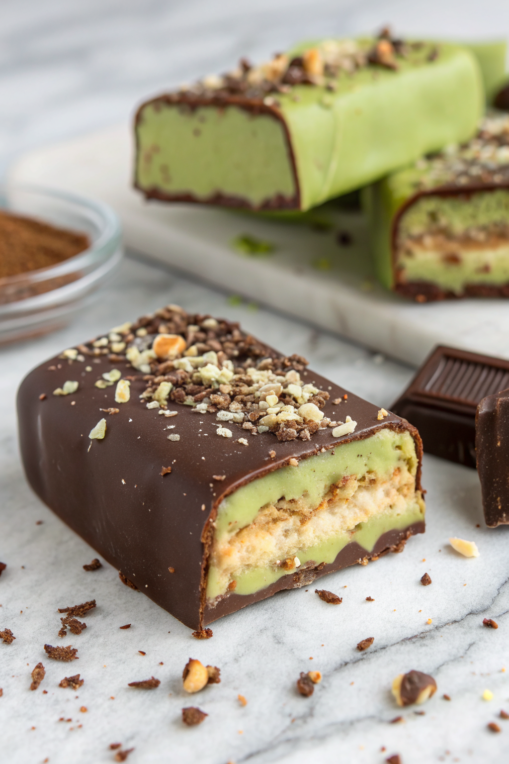 Vegan Pistachio Ice Cream Bars Recipe
