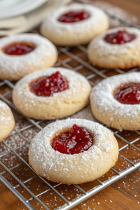 Easy Raspberry Jam Amaretti Cookies Recipe