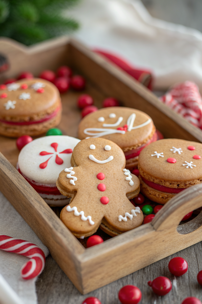Gingerbread Men Macarons Recipe