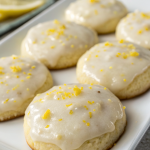 Greek Yogurt Lemon Cookies with Lemon Glaze