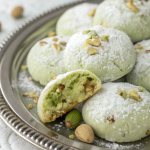 Homemade Pistachio Wedding Cookies Recipe