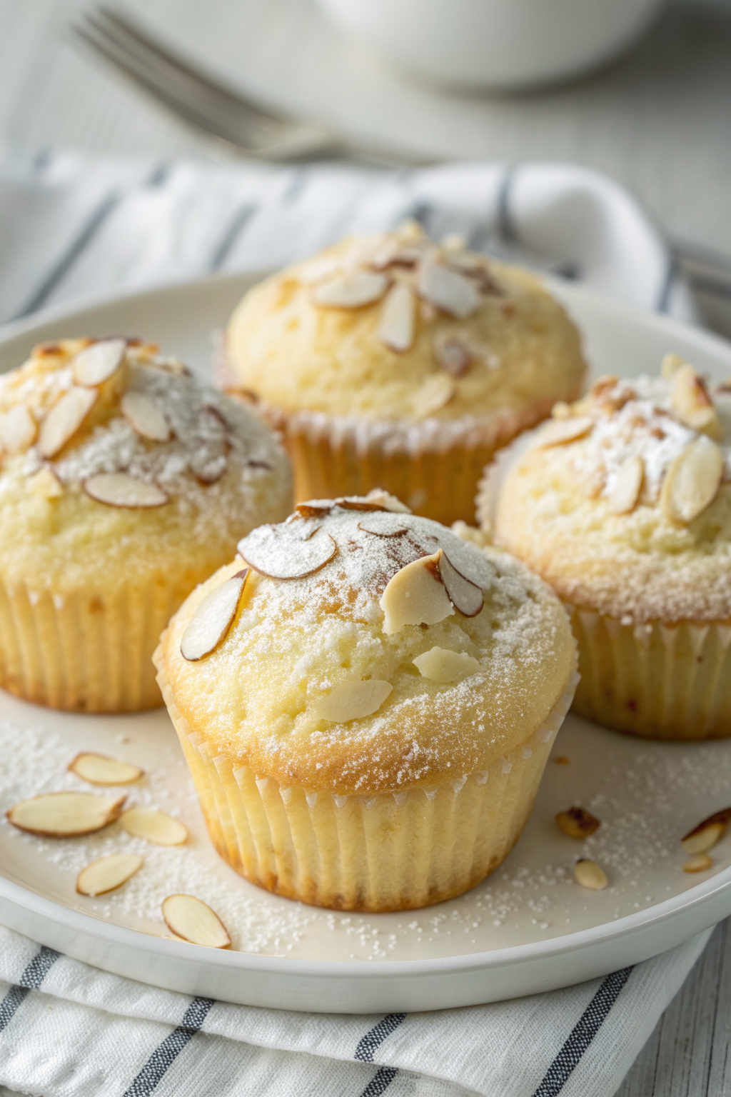 Lemon Almond Ricotta Muffins Recipe