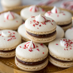 Peppermint Bark Macarons Recipe