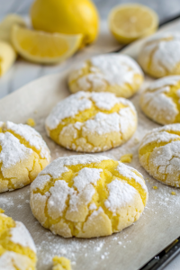 Vegan Lemon Crinkle Cookies Recipe