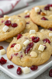 White Chocolate Cranberry Cookies Recipe
