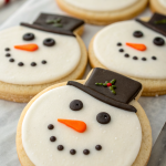 White Chocolate Snowman Cookies Recipe