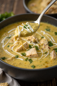 Creamy Green Enchiladas Chicken Soup Recipe