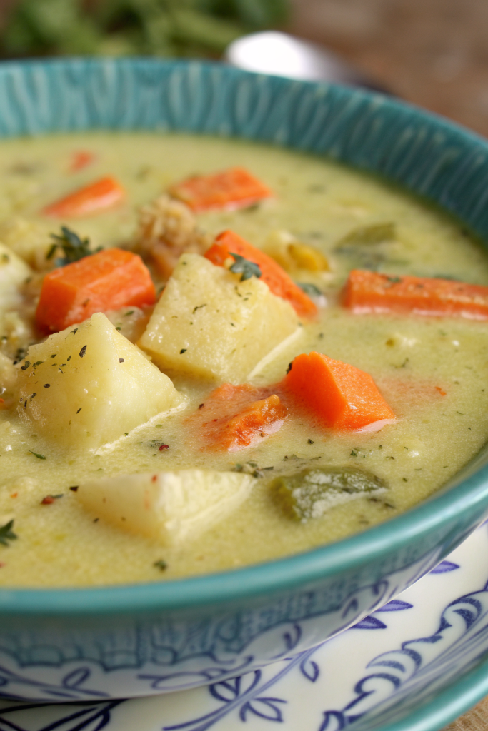 Creamy Potato Dill Soup Recipe