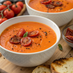 Creamy Roasted Garlic Tomato Soup Recipe