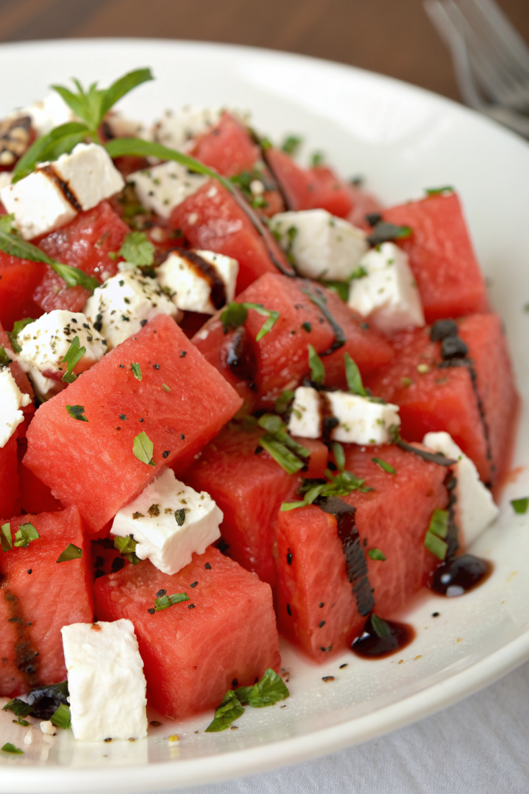 Fresh Watermelon Feta Salad