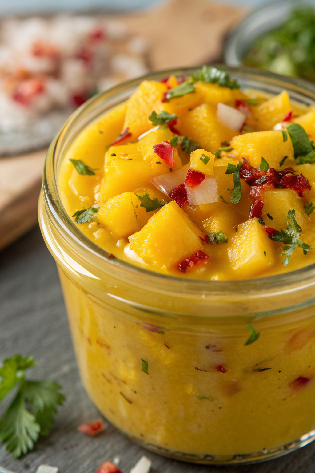 Spicy Mango Sauce with Garlic