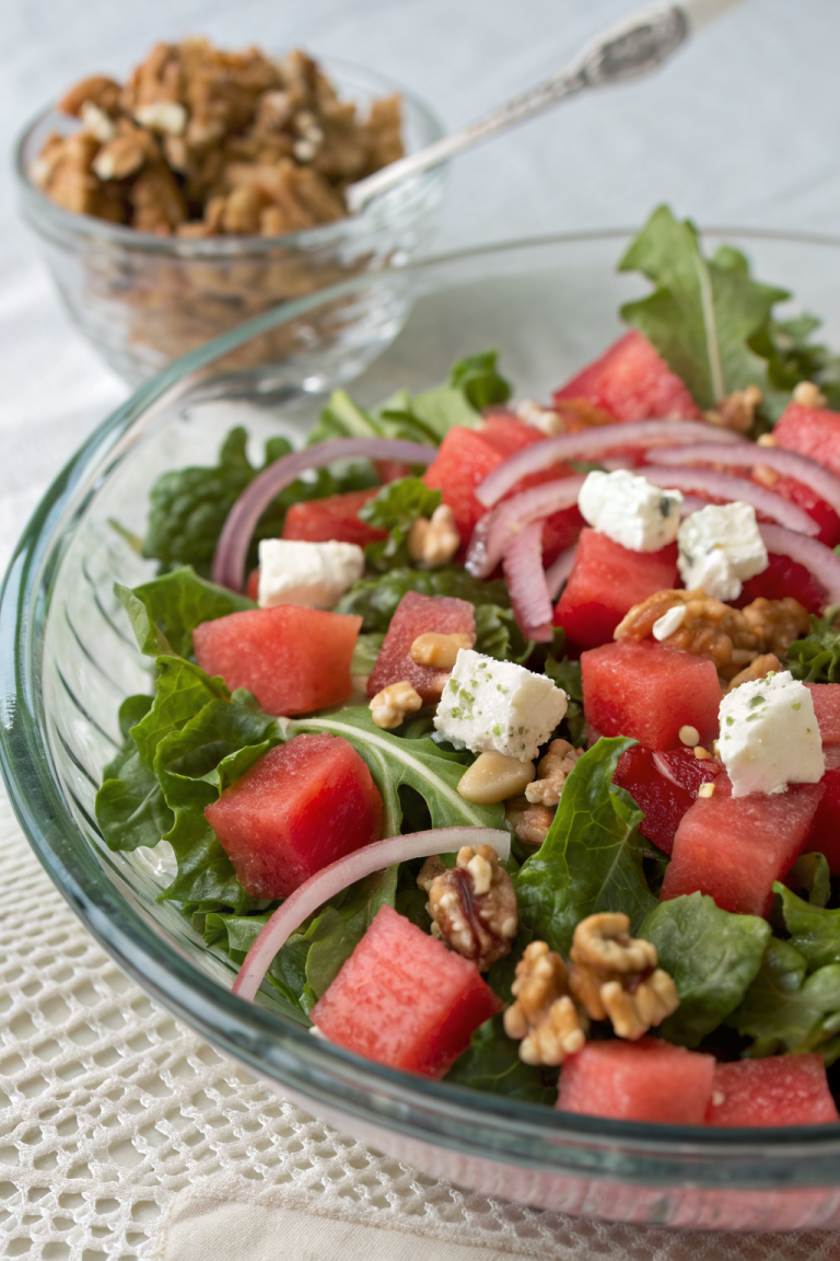 Watermelon Arugula Salad